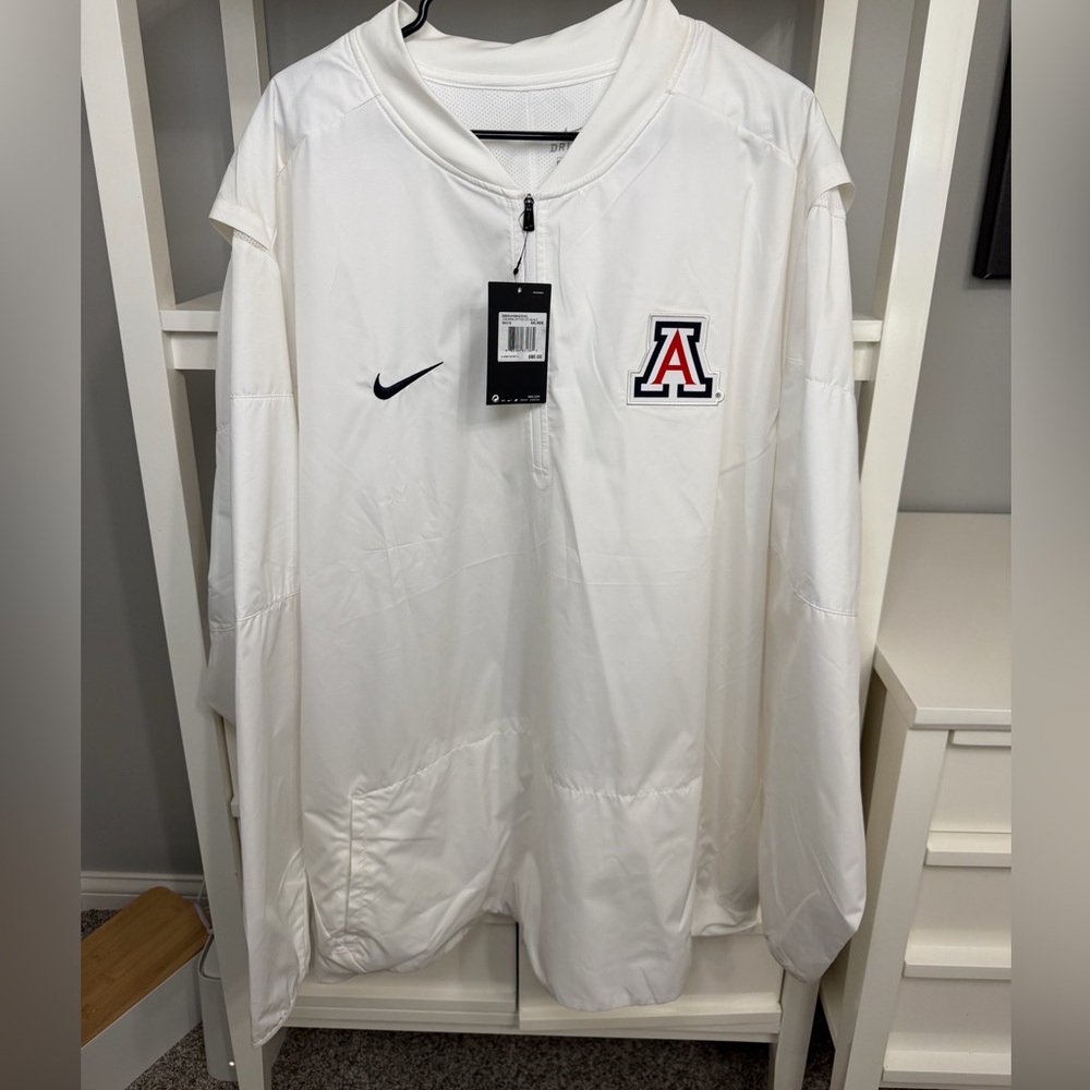 Nike Arizona Wildcats White Pullover with A Logo